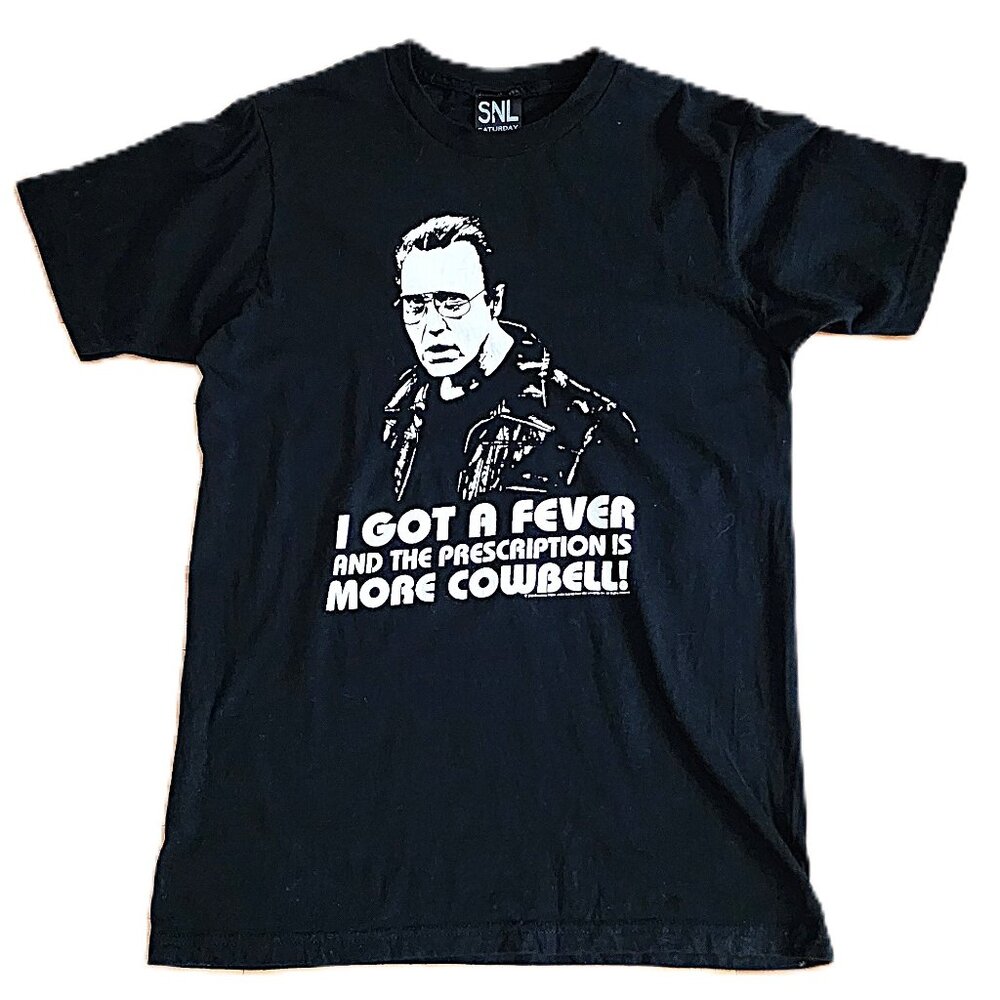 SNL black More Cowbell t-shirt
